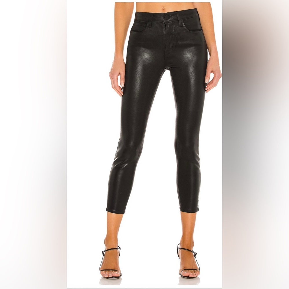 L’AGENCE Margot skinny jean in black coated